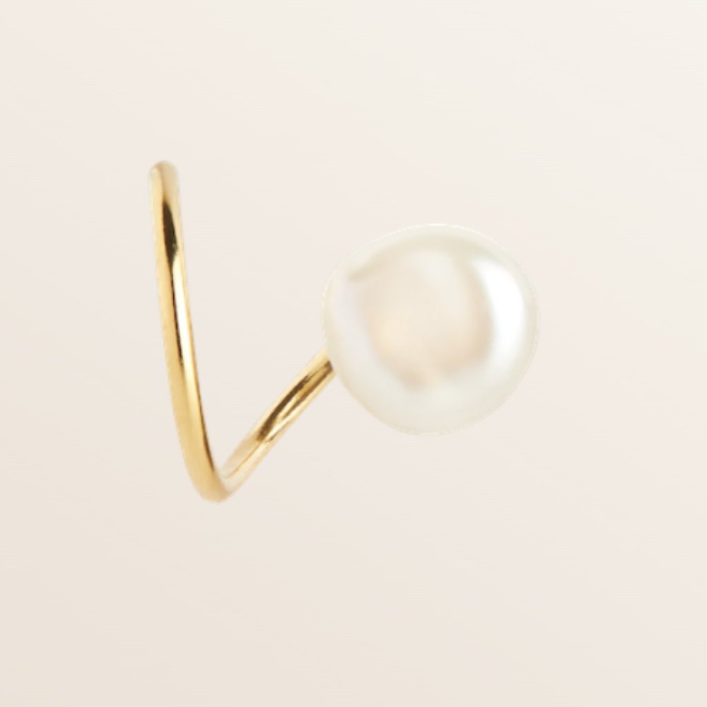MARIA BLACK baroque twirl single earring